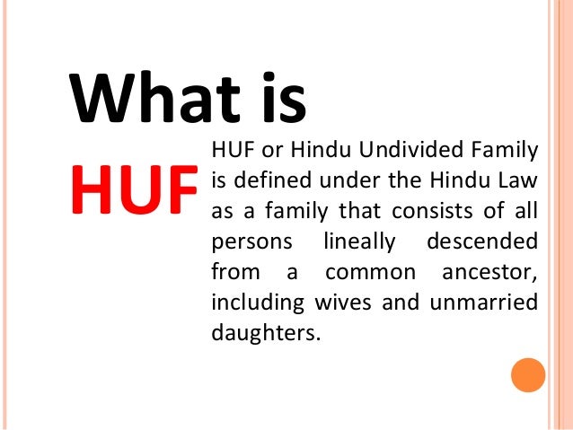 hindu undivided family law